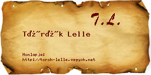 Török Lelle névjegykártya
